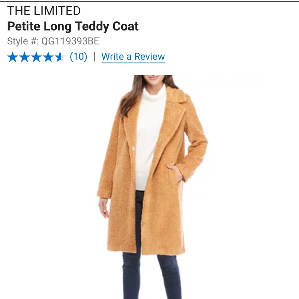 The Limited Teddy Peacoat